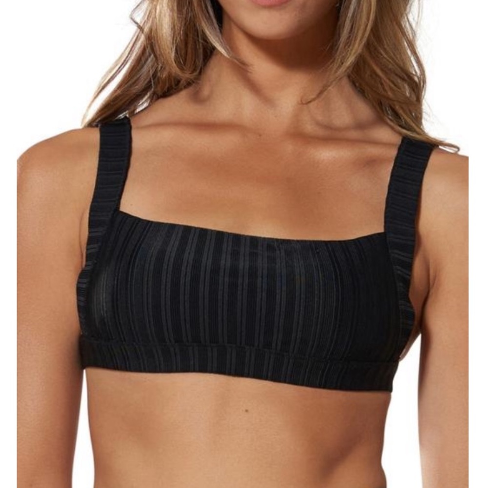 NWT Dolce Vita Boxer Square Neck Bikini Top